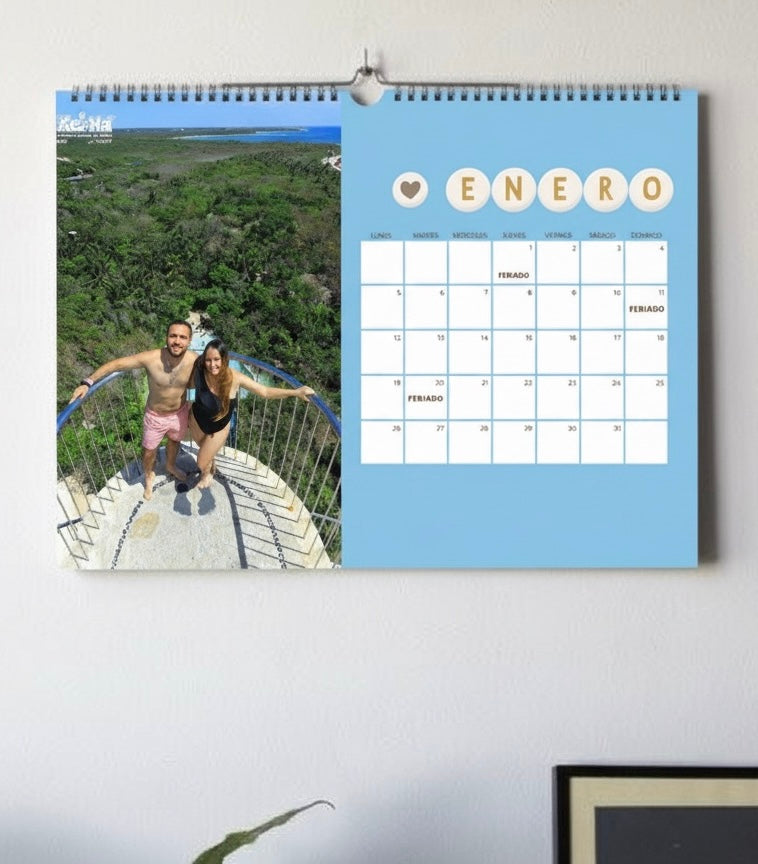 Calendario pared