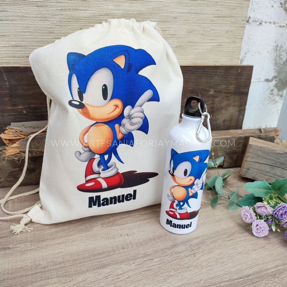 Pack 3 morral y botellas OFERTA