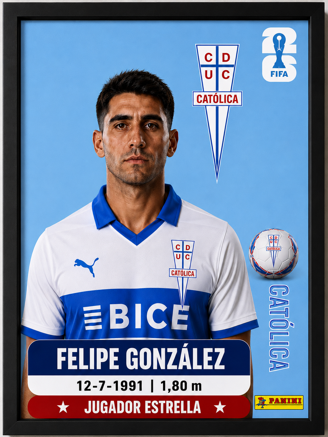 Cuadro futbol personalizado