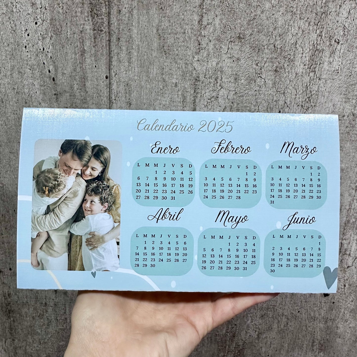 Calendario escritorio 2025