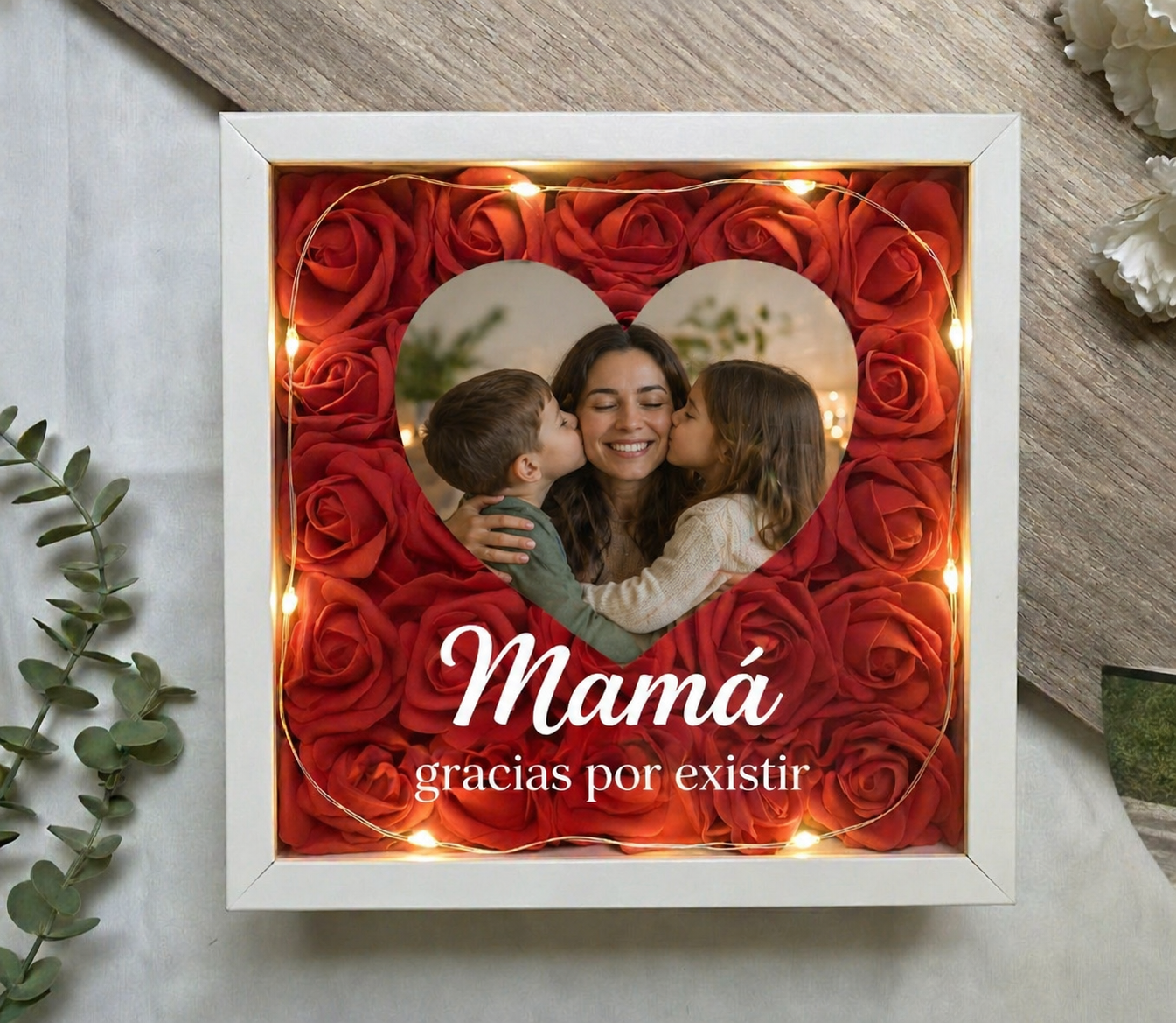 Cuadro rosas mamá