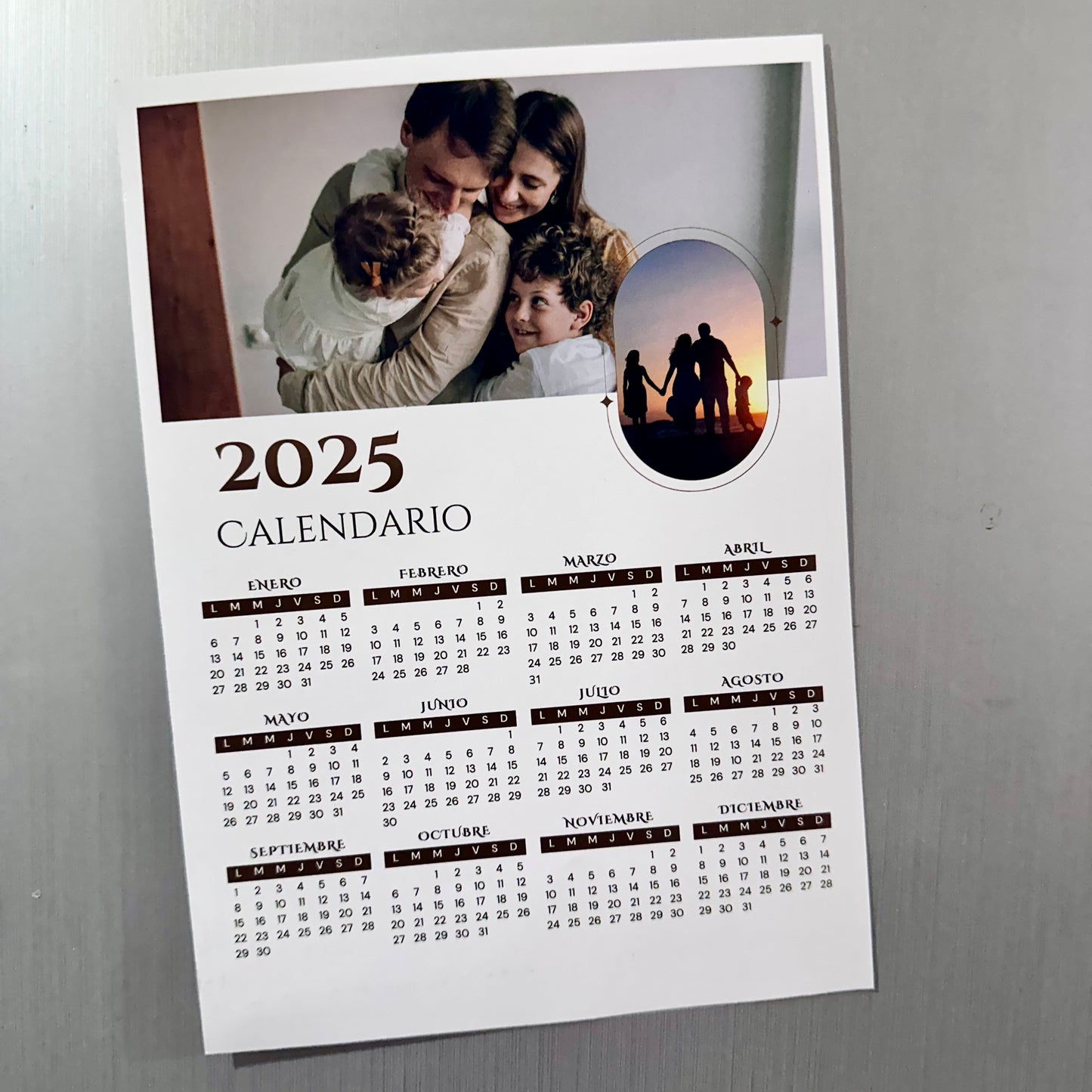 Calendario imantado 2026