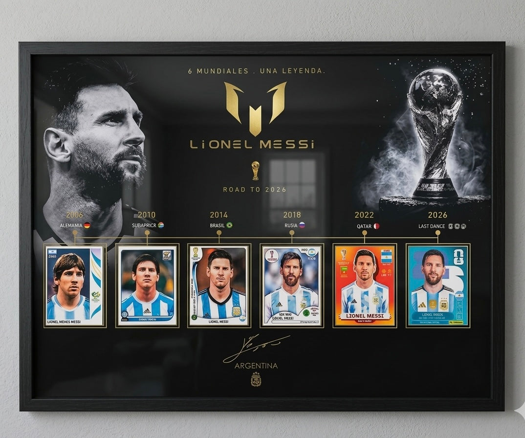 Cuadro Messi mundiales