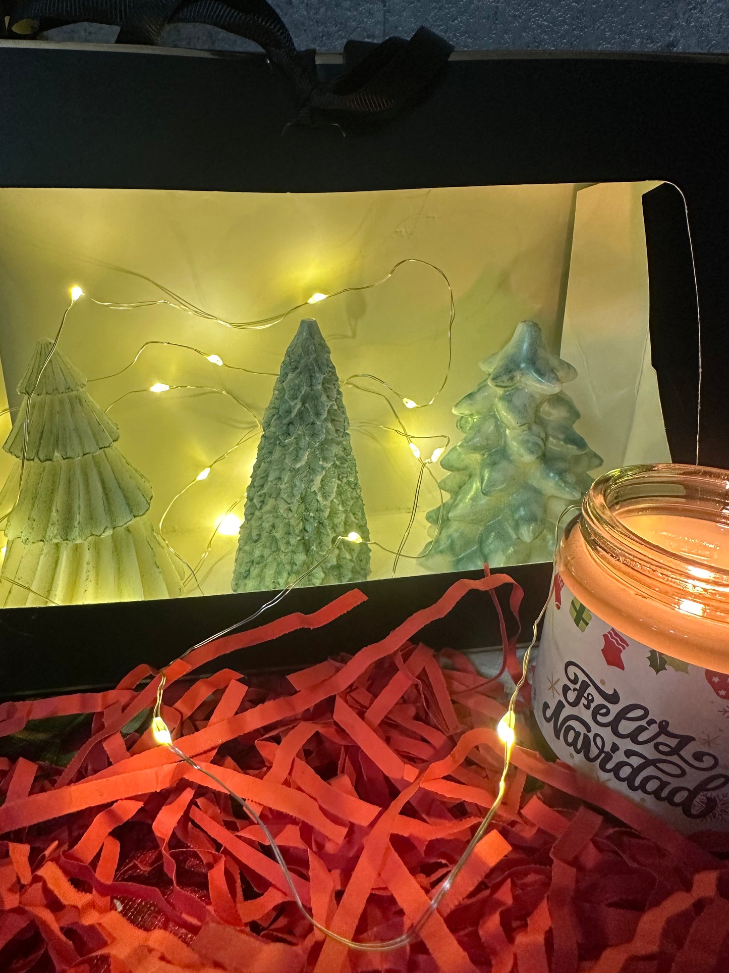 Set velas árbol navideño