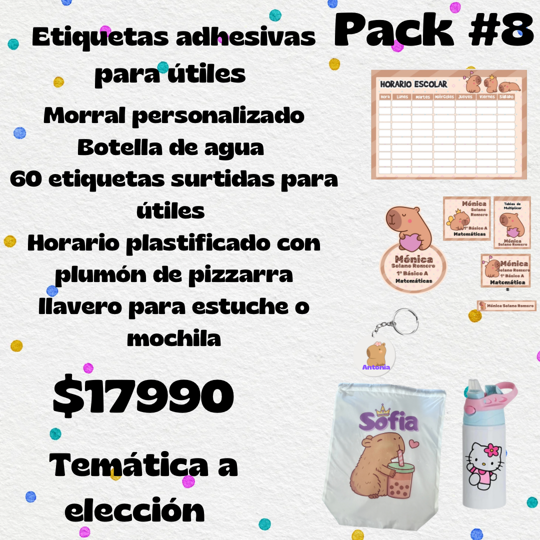 Escolar pack #8