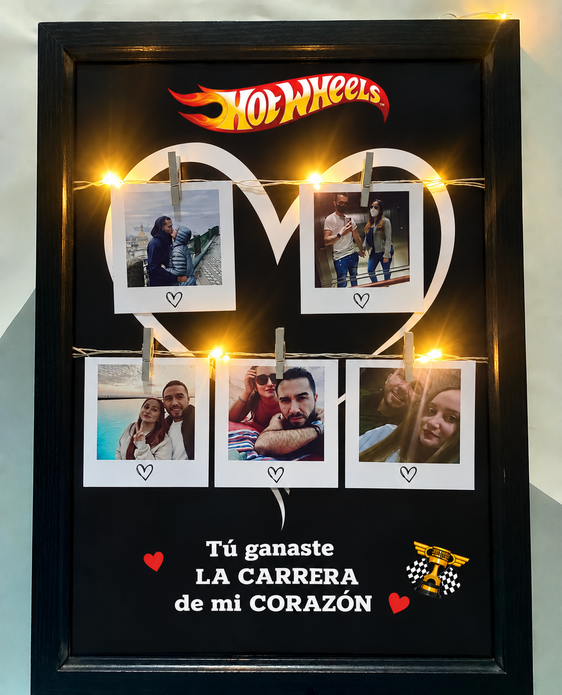 Cuadro luces hot wheels