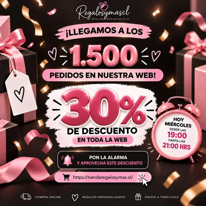 30% de descuento en toda la web
