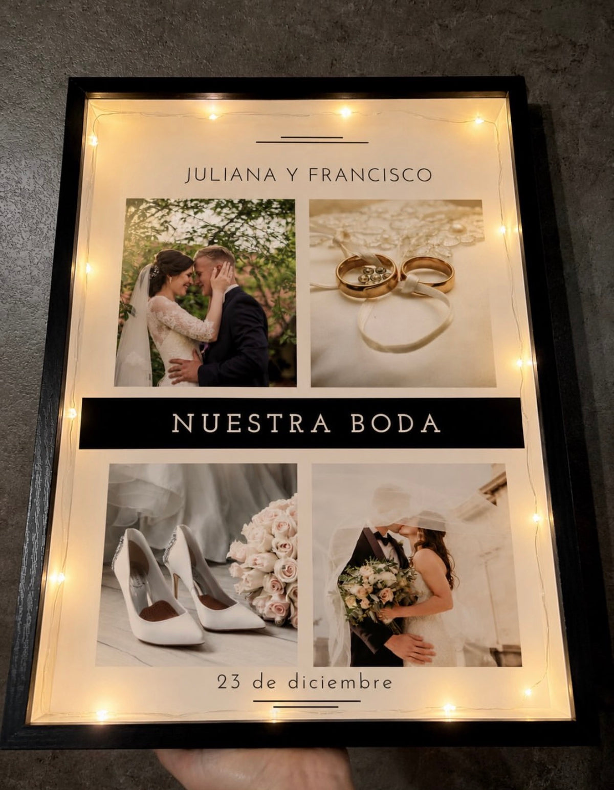 Cuadro personalizado luces