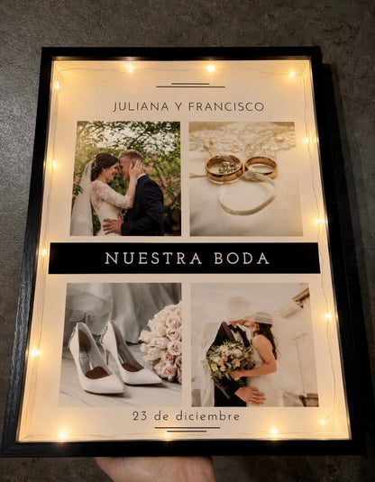 Cuadro personalizado luces
