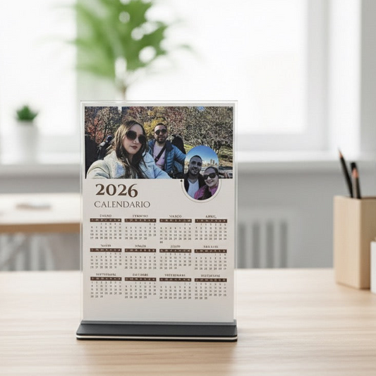 Calendario 2026 acrílico
