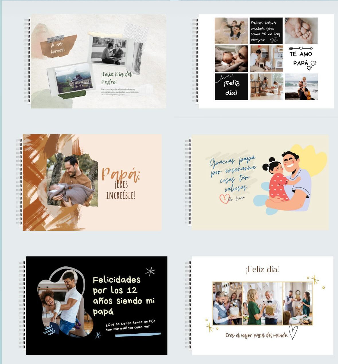 Álbum de fotos papá