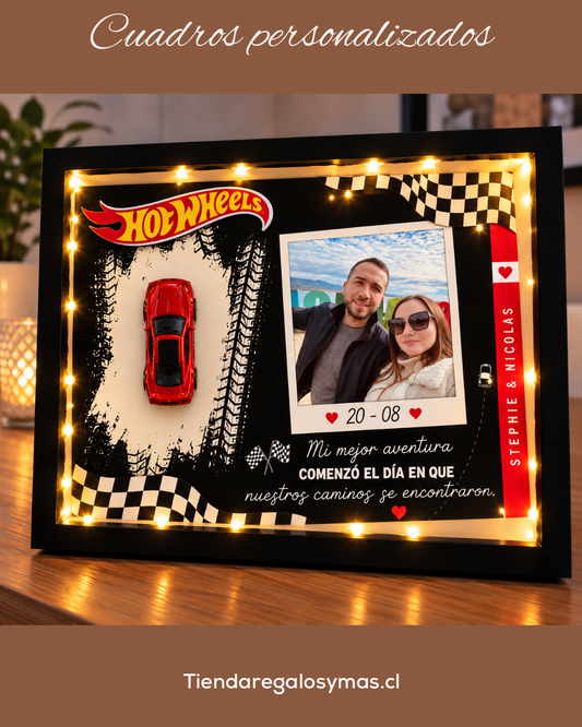 Cuadro personalizado hot wheels