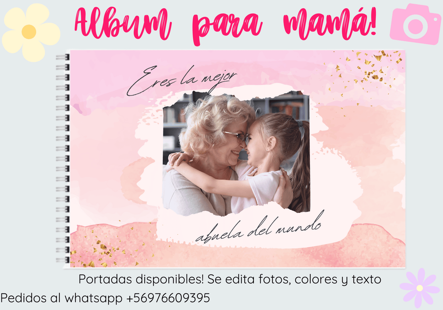Álbum mamá portada personalizada