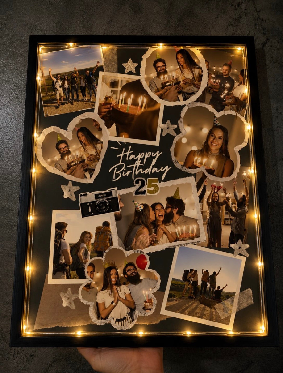 Cuadro personalizado luces