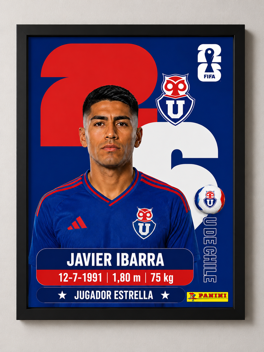 Cuadro futbol personalizado
