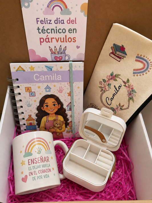 Box feliz día del técnico en párvulos