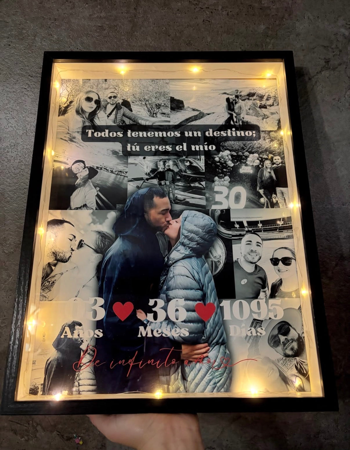 Cuadro personalizado luces