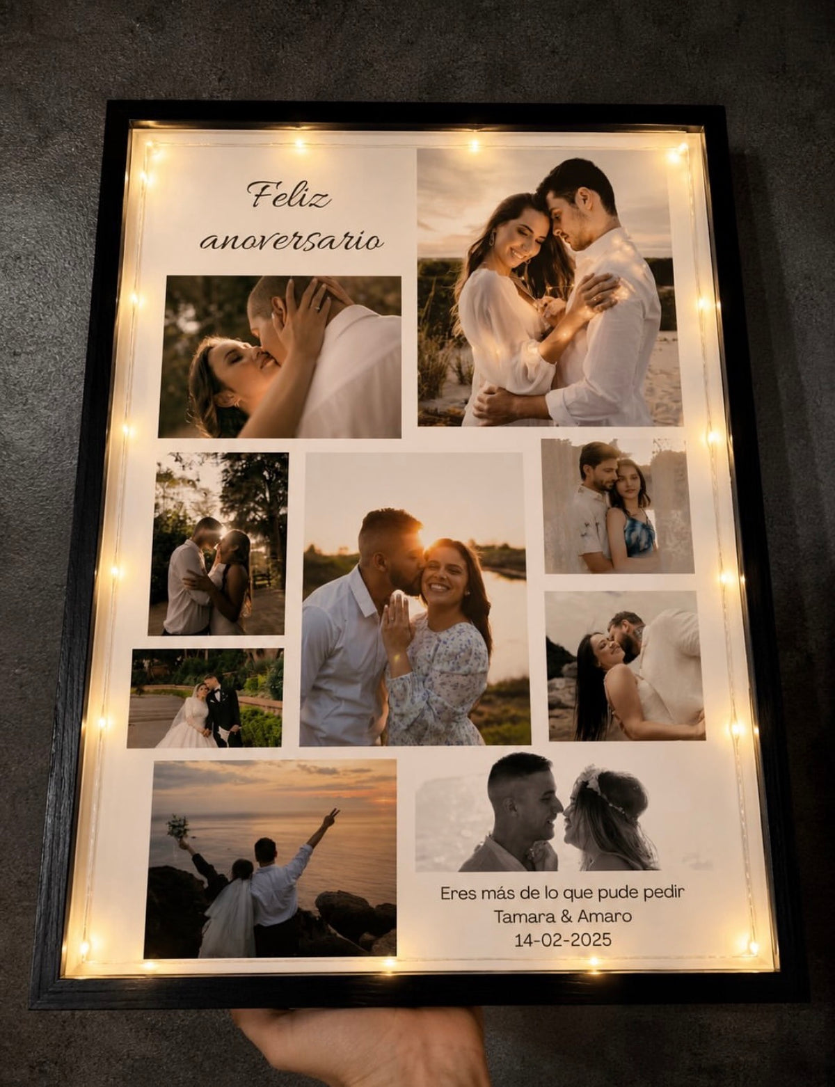 Cuadro personalizado luces