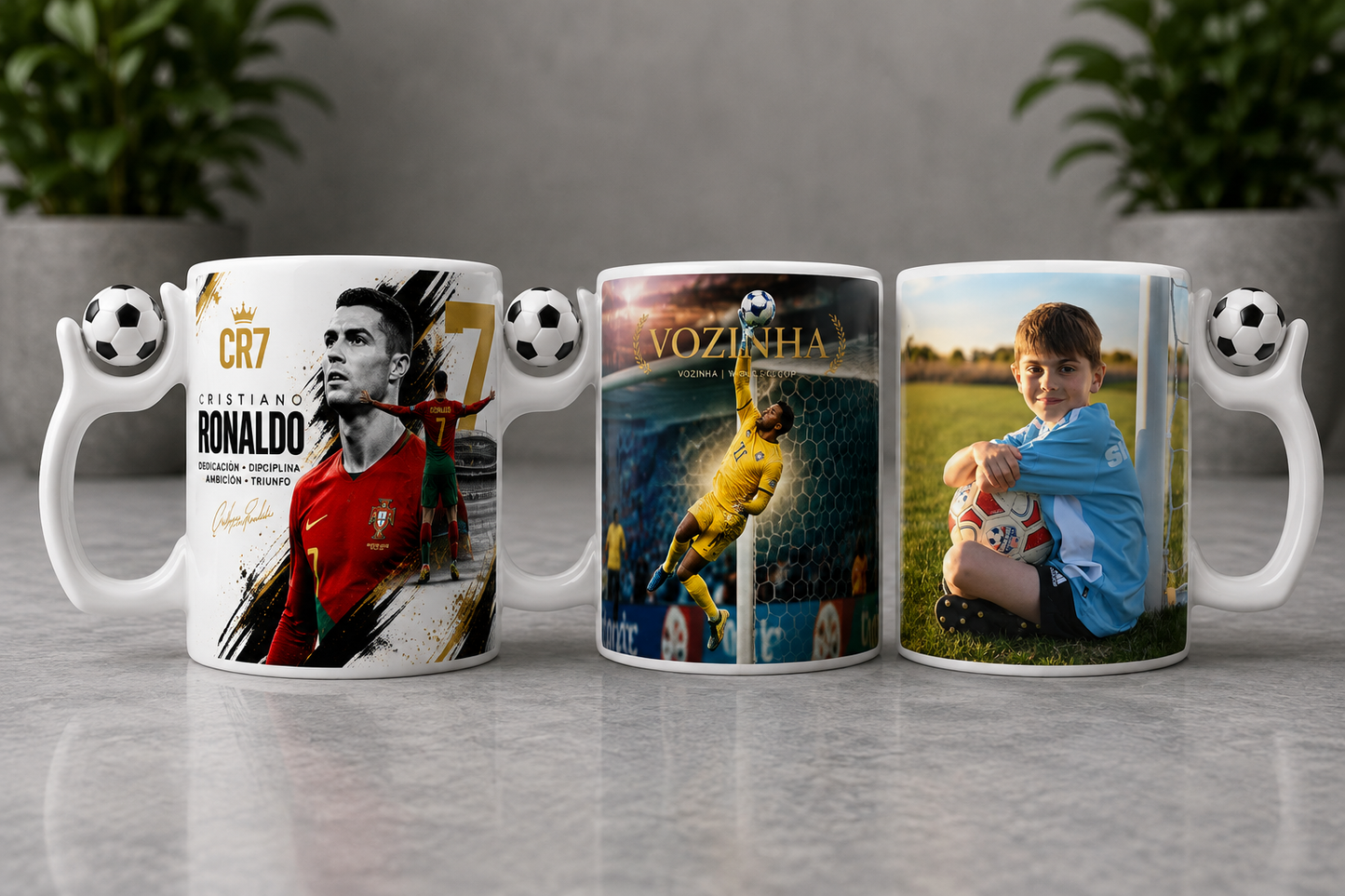 Taza futbol personalizada