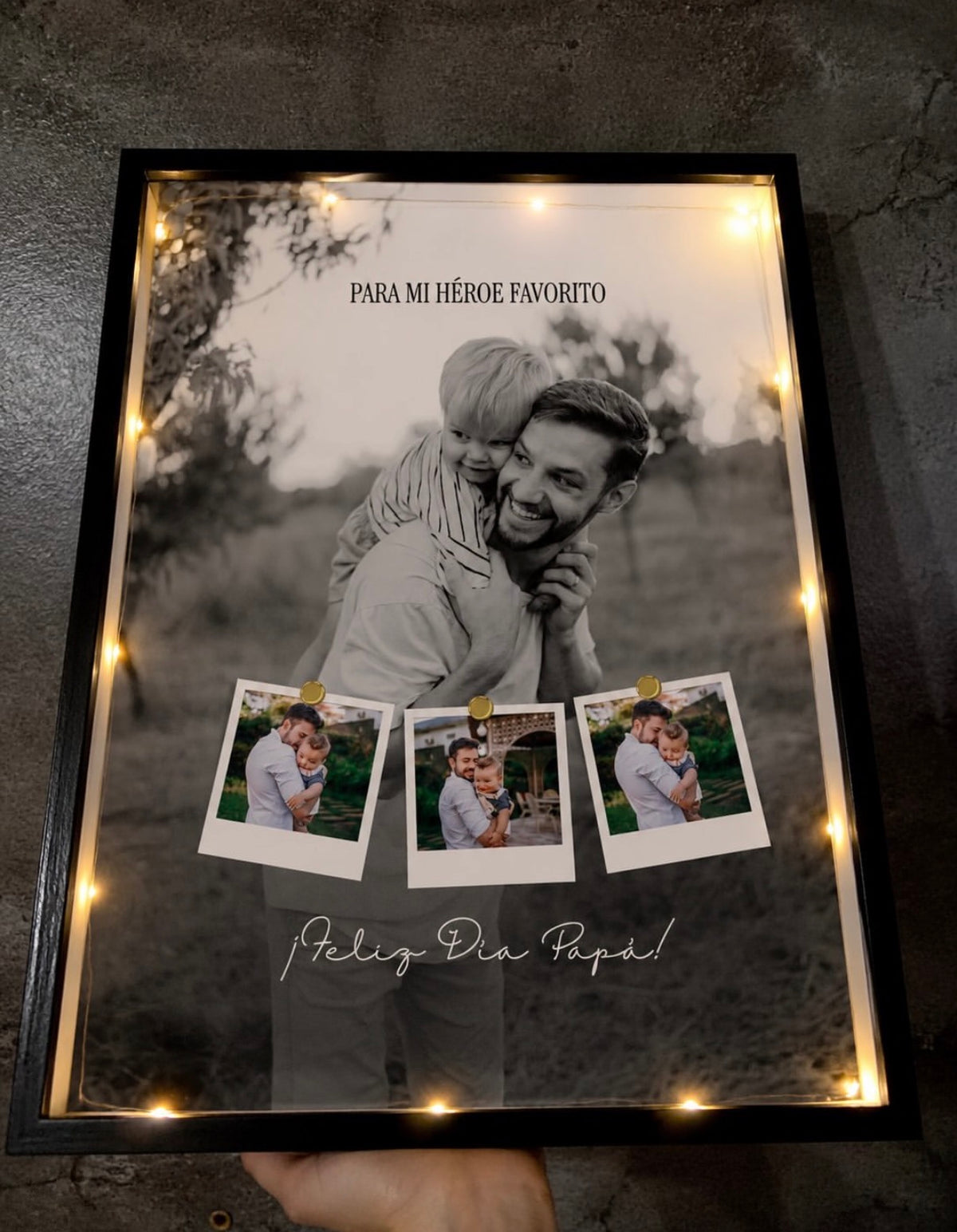 Cuadro personalizado luces