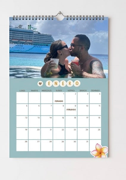 Calendario pared
