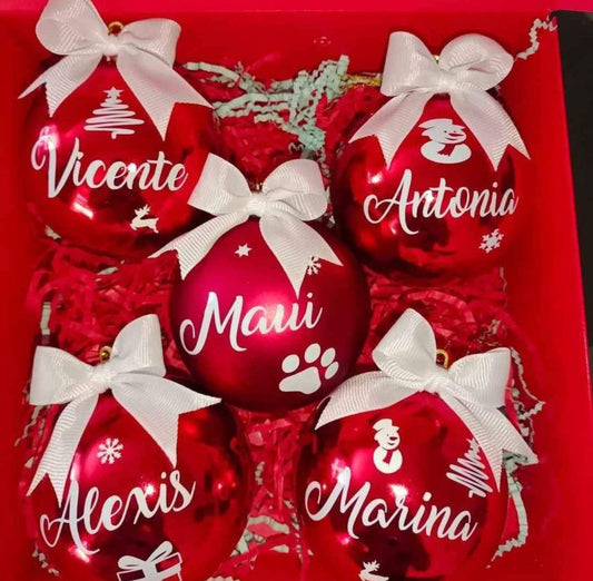 Esferas navideñas (3opciones)