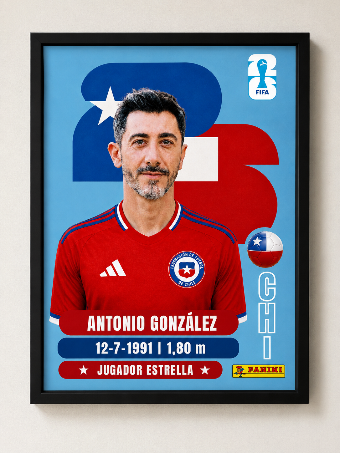 Cuadro futbol personalizado