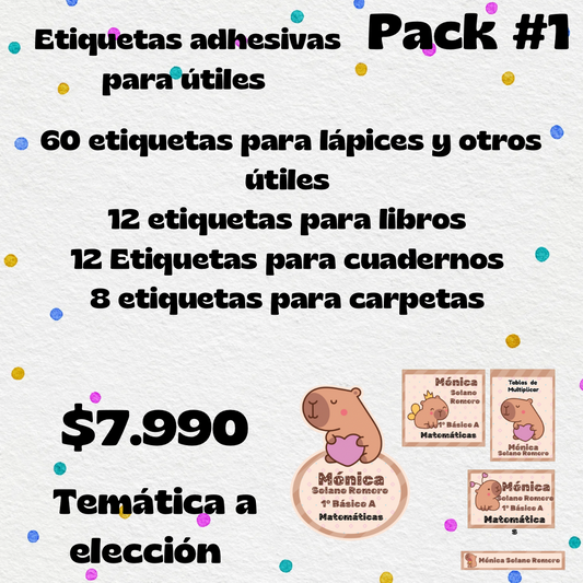 Escolar pack #1