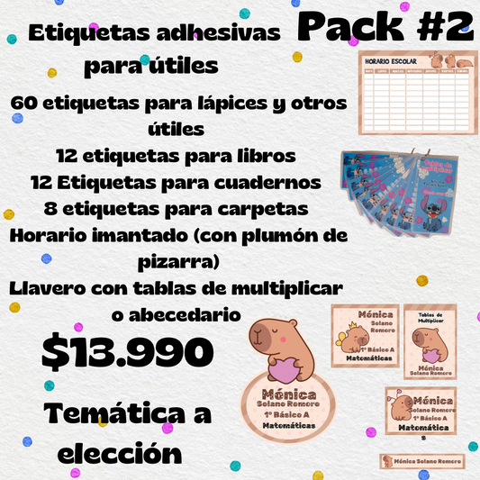Escolar pack #2