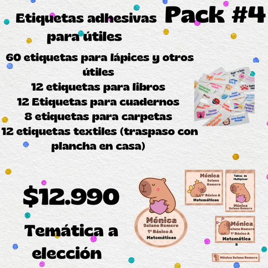 Escolar pack #4