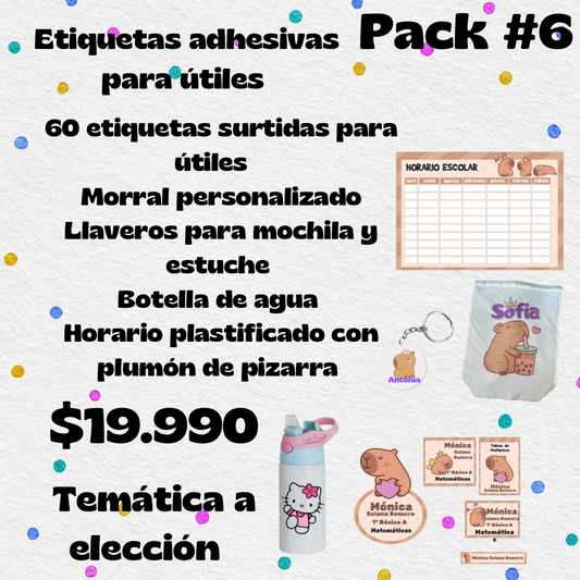 Escolar pack #6
