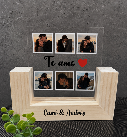 Acrílico con fotos