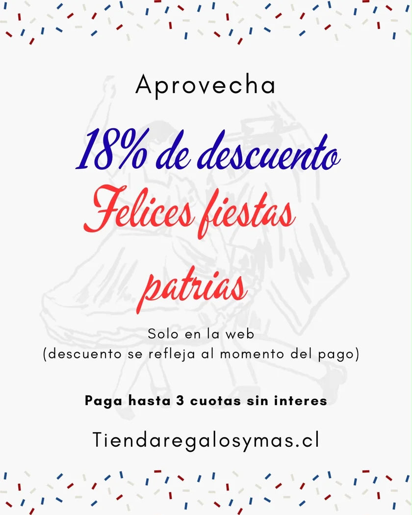 18% de descuento Fiestas Patrias